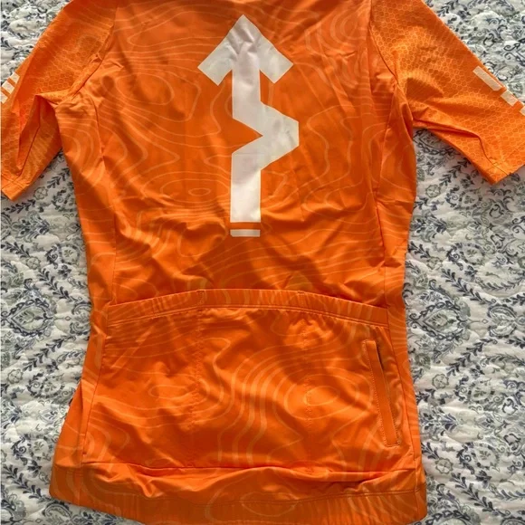 Orange Cycling Jersey by Pedal Mafia - Picture 4 of 4
